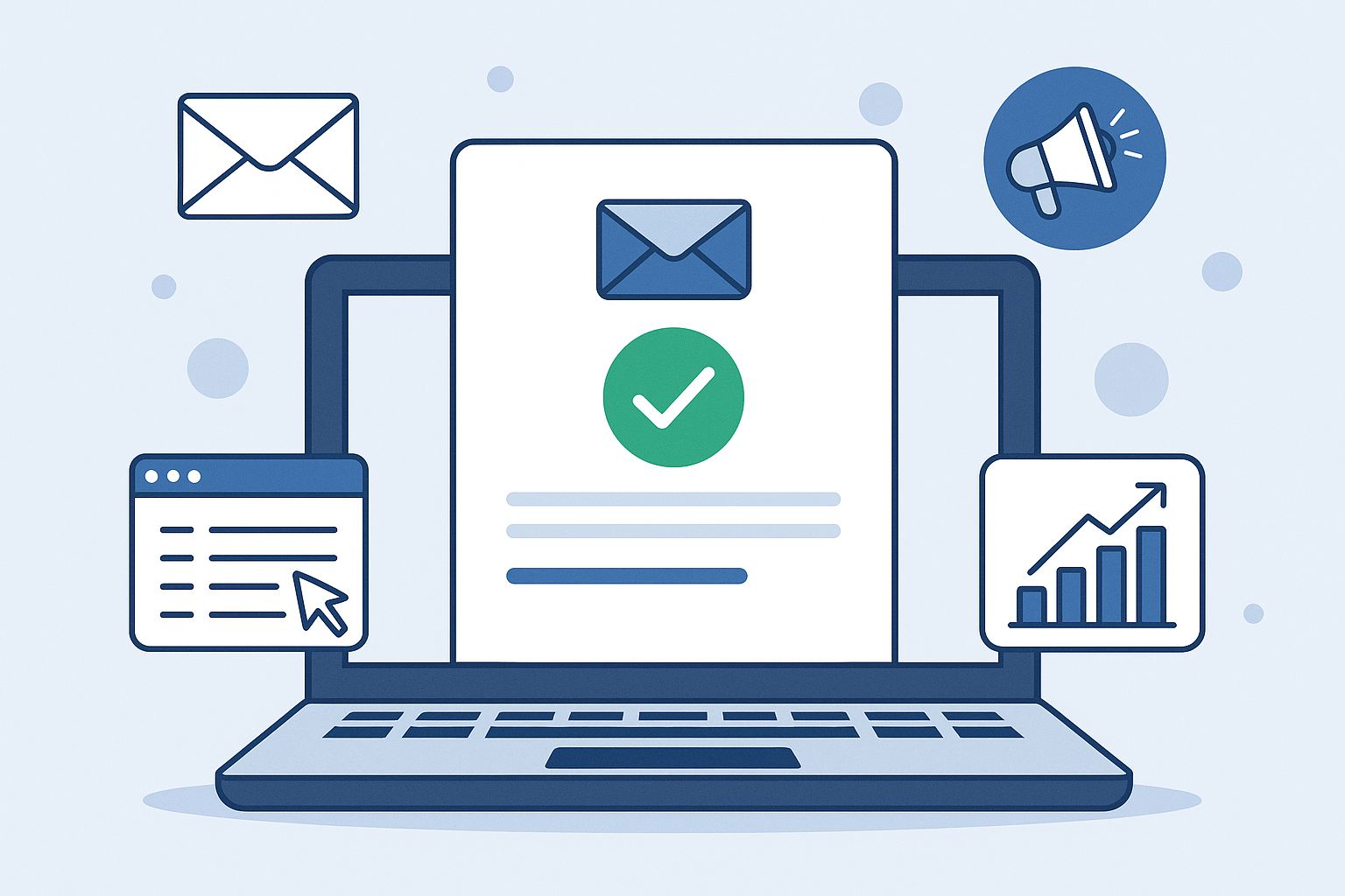 Een voorbeeld van een effectieve e-mailtemplate.