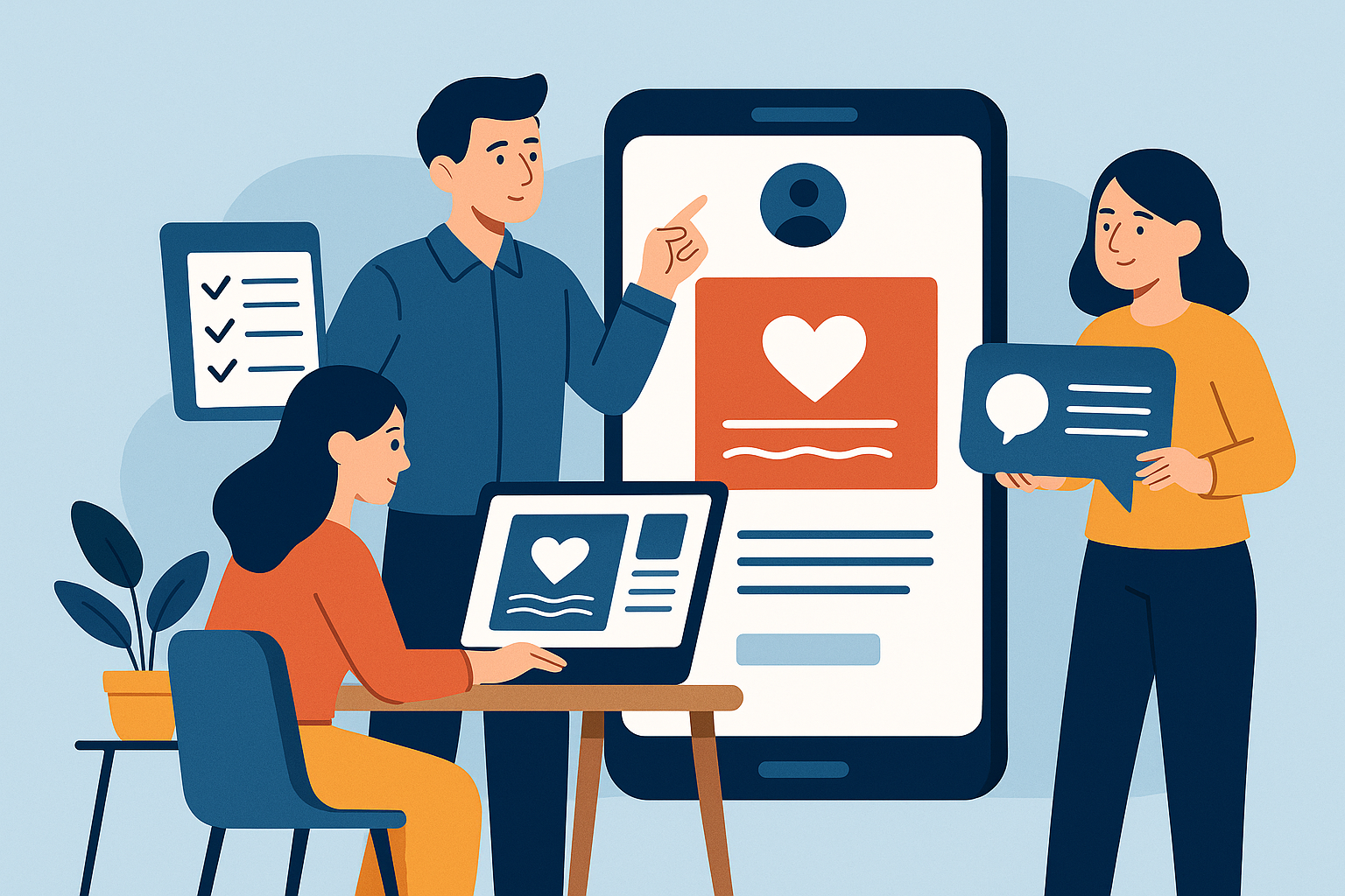 Een voorbeeld van een effectieve social media post.